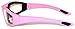 Womens Pink Padded Foam Motorcycle Biker Glasses Goggles 99% UV protection