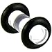 6 Gauge Clear Acrylic Plug