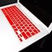 TOP CASE RED Keyboard Silicone Skin Cover Compatible with MacBook 13