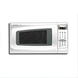 Sharp R-402JWT 1100 Watt 1.4 cu. ft. Mid-Size Microwave Oven in White