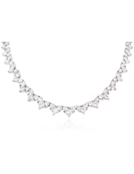 Diamond & 18k White Gold Graduated Necklace
