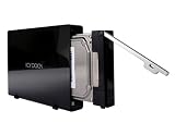 ICY DOCK IC-SWAP FW400U Mirror Black (ID-MB559UEA1SMB) USB 2.0 & Firewire 400 External Enclosure with 500GB Hitachi SATA II Hard Drive