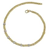 Torrini Rondelle Moving Big - 18K Yellow Gold and Diamond Necklace