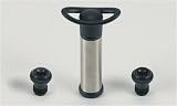 Paderno World Cuisine Vacuum Wine Pump, Stainless Steel with 2 Stoppers