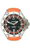 Nautica Sport Orange Strap Black Dial Men's Watch #N12550G