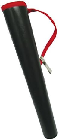 Wyandotte Leather Youth Tube Quiver Black With Red Trim