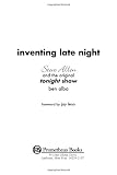 Inventing Late Night: Steve Allen and the Original Tonight Show