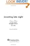 Inventing Late Night: Steve Allen and the Original Tonight Show