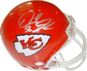 Derrick Johnson Signed Kansas City Chiefs Replica Mini Helmet