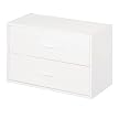 Closetmaid 2-Drawer Stackable Storage - White