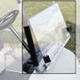 Clear Fold-Down Acrylic Windshield for 1994.5 & Up EZGO Medalist/TXT Models