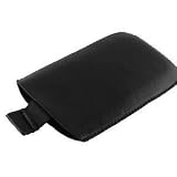 mobile palace- Black pull tab Skin pouch Case for Nokia lumia 610