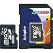 Dane-Elec 2 GB microSD Flash Memory Card with SD Adapter DA-2IN1-02G-R