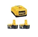 Dewalt 18 volt NANO Battery charger and 2 DC9096 batteries