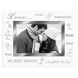 Love Beveled Glass Frame - 6x4