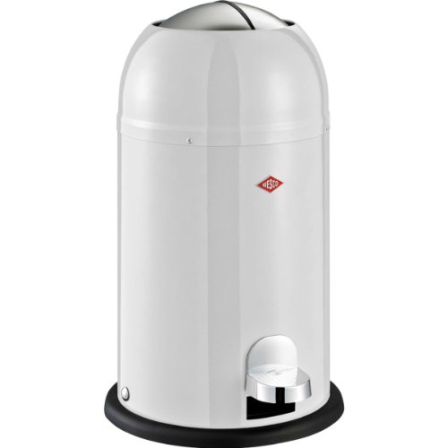 Wesco 180 312-01 Kickmaster Junior Abfallsammler, wei&szlig;