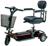 Hawk 3-Wheel Compact Scooter - Cranberry