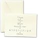 Engraved Six Language Thank You Notes