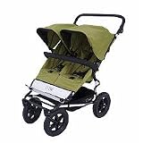 Mountain Buggy Duo Stroller, Moss Dot
