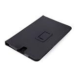HDE (TM) Black Faux Leather Case Fits Toshiba AT100