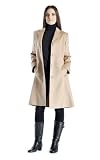 Women's Knee Length Overcoat Pure Cashmere