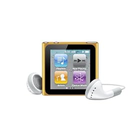Apple iPod nano 16 GB Orange (6th Generation) NEWEST MODEL by Apple