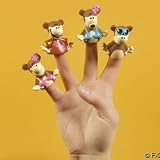 One Dozen (12) Summer Monkey Finger Puppets