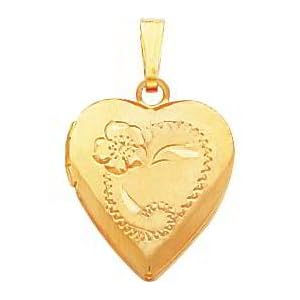 Gold Plated Heart Locket 18