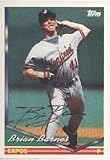 Brian Barnes, Montreal Expos, 1994 Topps Autographed Card