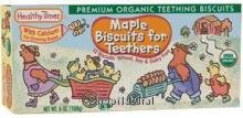 Teething Biscuits, Maple, Wheat/Soy/Dairy Free, Organic, 6 oz.