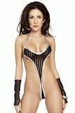 ONE PIECE STRIPE SHEER MONOKINI