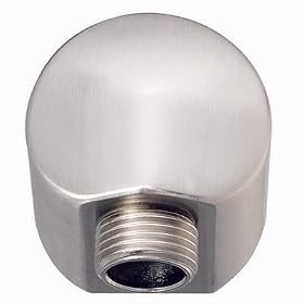 Danze D493932BN 1 2-Inch Wall Right Angle Hose Connector, Brushed Nickel by Danze