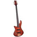 Schecter Stiletto Studio-5 5-String Fretless Electric Bass Honey Satin (HSN)Left Handed