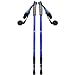 Nordic Walking 2 St�cke Trekking Ski Wanderstock + Pads blau