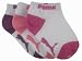 Puma Baby Mini-Qtr Crew White Gripper Socks-3 pack (Infant to Baby)