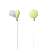 ELECOM カナルタイプヘッドホン EARDROPS COLORS(イエロー) EHP-AIN60YL