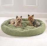 Chenille Pet Bed - Blue Small