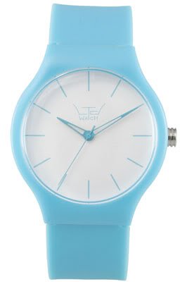 LTD Watch Unisex-Armbanduhr Essentails Analog Kunststoff t&uuml;rkis LTD 121202