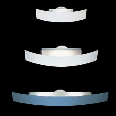Riga Wall Light in Antireflex Aluminum Size / Bulb Type: 14.2