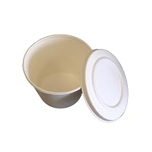 Stalkmarket 100% Compostable Sugar Cane Fiber 7/12/16-Ounce Food Container Lid, 600-Count Case