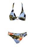 Quiksilver Leilani Blue, Yellow Tiki Doll Bikini