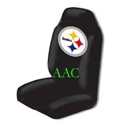 Set of 2 NFL Licensed Universal-fit Front Bucket Seat Cover - Pittsburgh Steelers