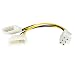 StarTech 6 inch LP4 to 6 Pin PCI Express Video Card Power Cable Adapter