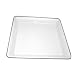 White Square Plastic Serving Tray - 16 x 16