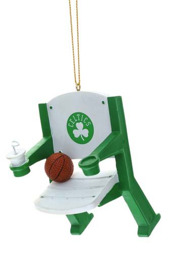 Boston Celtics Official NBA 4 inch x 3 inch Stadium Seat Ornament