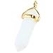 SUNYIK Opalite Stone Six Pyramid Healing Chakra Bead Pendant