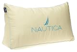 Review Nautica Bedding N936AZ 06 / Nautica Embroidered JboWedge Shaped Pillow, Yellow/Teal