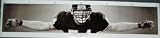 Brian Urlacher Chicago Bears 24x75 Bear Hug B&W Poster
