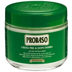 Proraso Pre Shaving Cream with Eucalyptus Oil and Menthol 100ml/3.6oz