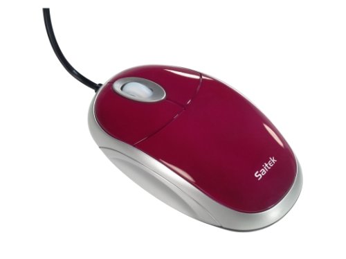 Desktop Optical Mouse Burgundy